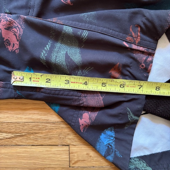 Kavu Shorts Mens Small Belted Outdoor Fish Hiking Trail Casual Summer‎ Quick Dry - Picture 7 of 10